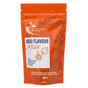 A vibrant mix of Himalayan salt, paprika, garlic, and onion flakes. Available in mild and hot versions.