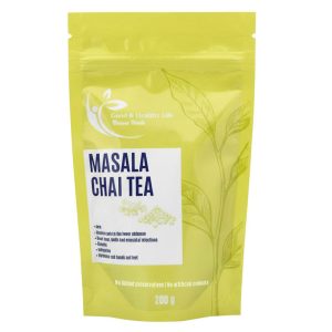 A traditional Indian-inspired tea crafted with black pepper, cardamom, cayenne pepper, cinnamon, clove, ginger, and star anise.